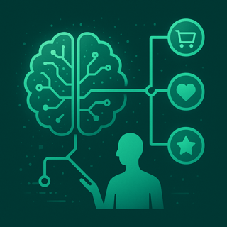 AI-driven choice modeling icon