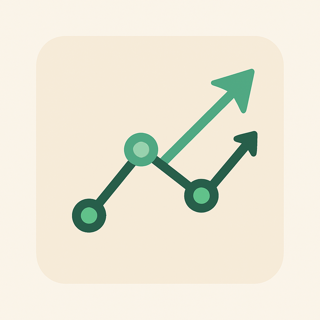 Trend prediction icon