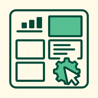Interactive dashboard icon