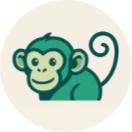 MonkeyMinds circular monkey icon logo